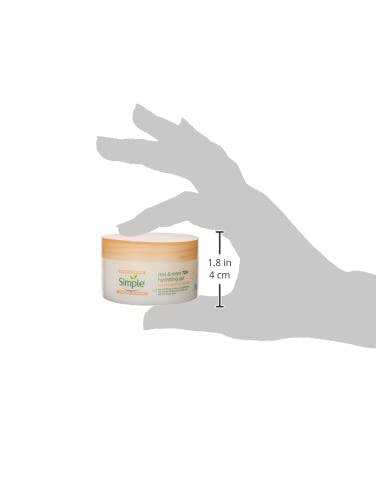Simple Protect 'N' Glow Rest and Reset 72 Hour Hydrating Gel to Enhance Glowing Skin 50 ml