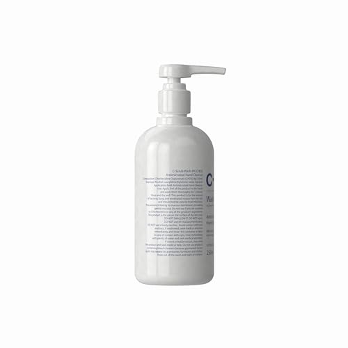 C-Scrub Wash Chlorhexidine 4% w/v | 250ml | Anti-Microbial Hand, Skin Cleanser | Pump Dispenser Included