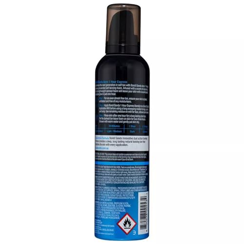 Bondi Sands Aero 1-Hour Express Self Tanning Foam | Lightweight, Coconut Tanning Foam Quickly Provides a Healthy, Flawless, Bronzed Glow | 7.61 fl oz/225 mL