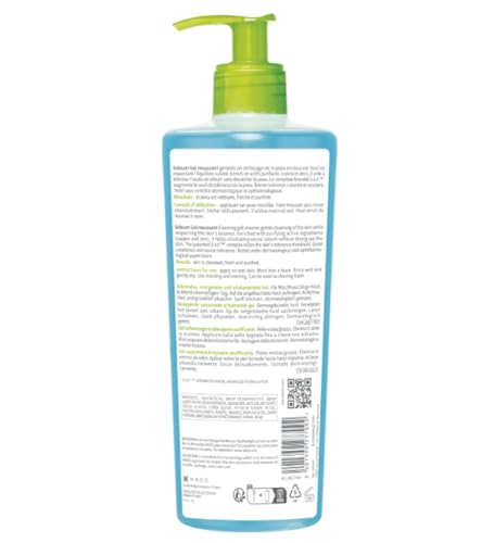 Bioderma Sébium Foaming Gel - Ultra-Gentle Purifying Cleanser for Oily, Combination & Acne Prone Skin, Remove Impurities & Control Shine, 500ml