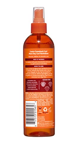 Cantu Comeback Next Day Curl Revitalizer, 12 Fluid Ounce