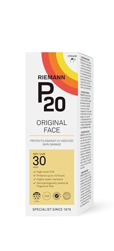 RIEMANN P20 FACE Sun cream SPF30 50g | Long Lasting UVA & UVB Protection for up to 10 hours