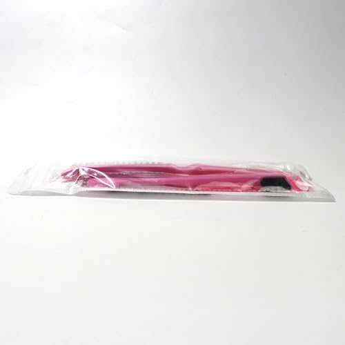Soodyoow Hair Brush Set with Rat Tail Comb, Double Sided Edges Brush, Bristle Hair Brush for Women Baby Children, Pink