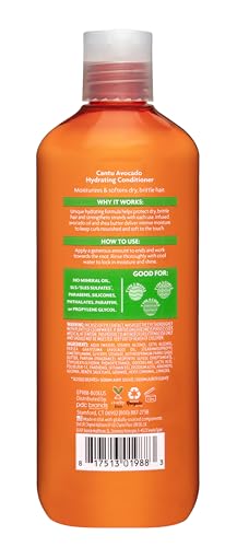 Cantu Avocado Hydrating Cream Conditioner, Sulfate-free, 13.5 Ounce