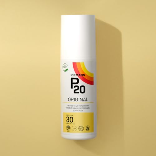 RIEMANN P20 Original SPF30 Spray 100ml Advanced Sunscreen Protection, High Performance Triple Protection + Sweat Resistance, Durable Protects up to 10 Hours, Very Water Resistant, High UVA Protection