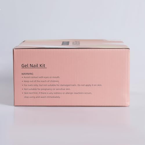 PHOENIXY Gel Nail Polish Kit with UV LED Nail Lamp - 12 Pcs Gel Polishes Set, All Seasons, Glossy Matte & Top Coat, Base Coat, Starter Kit Gift for Women