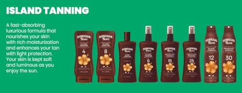 Hawaiian Tropic Sunscreen Protective Dark Tannning Sun Care Sunscreen Lotion, Cocoa Butter - SPF 4, 8 Ounce