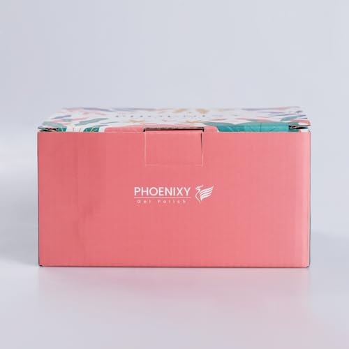 Gel Nail Polish Set - Phoenixy 24pcs 8ml UV Gel Nail Polish Starter Kit Soak-off Gel Polish Nail Varnish Sets Nails Polishes with Base and Top Coat Gifts for Women