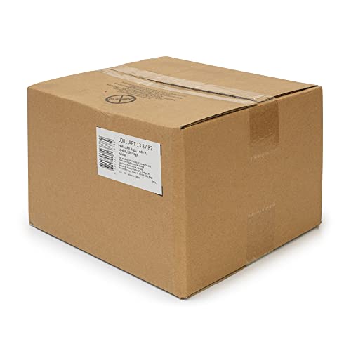 Brabantia PerfectFit Trash Bags (Size H/13.2-16 Gal) Thick Plastic Trash Can Liners with Drawstring Handles (120 Bags)