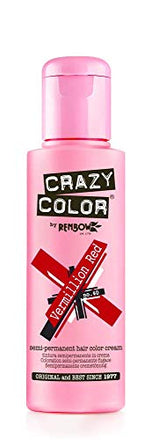 Crazy Color Hair Color - Vermillion Red 40