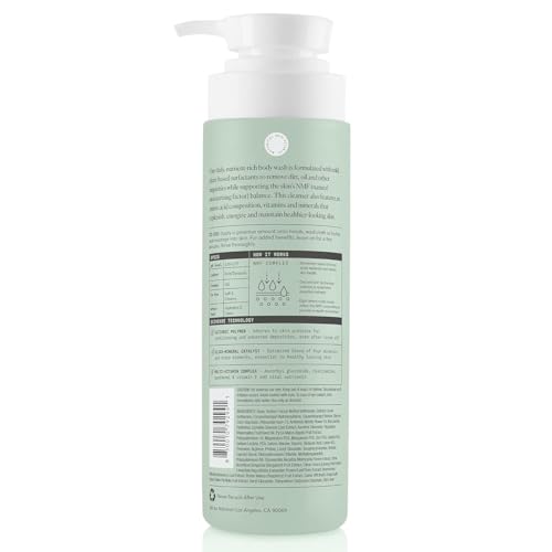 Naturium The Multi-Vitamin Daily Nutrients Body Wash, Hydrating Cleanser | 16.9 FL OZ / 500 ML