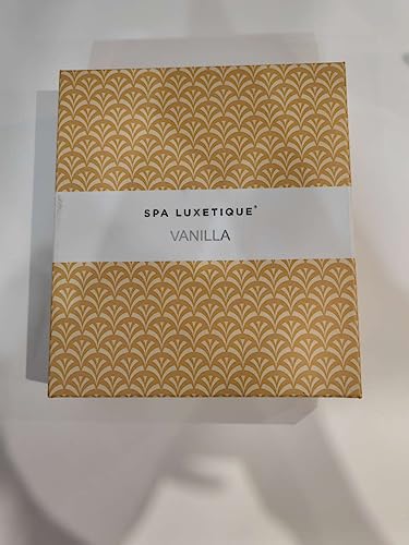 Spa Luxetique Spa Gift Set, 6pcs Vanilla Bath Gifts for Women, Travel Gift Box with Hand Cream, Body Lotion, Shower Gel, Bubble Bath, Mothers Day Gifts, Valentine's Gifts for Her