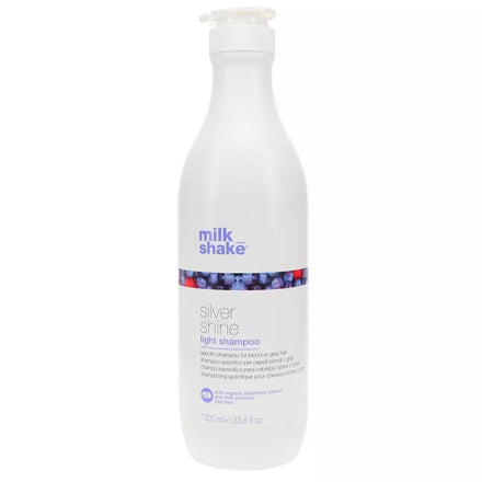 milk_shake Silver Shine Light Shampoo 1000 ml, grey, (Pack of 1)