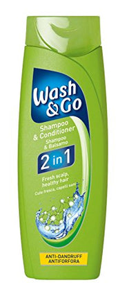 Wash & Go 2 in 1 Anti-Dandruff Shampoo and Conditioner X 9 bottles