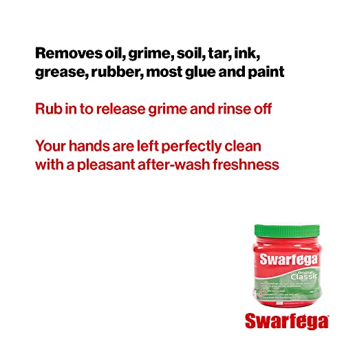 SWARFEGA Original Classic Hand Cleaner - 500ml Tub - SWA304A