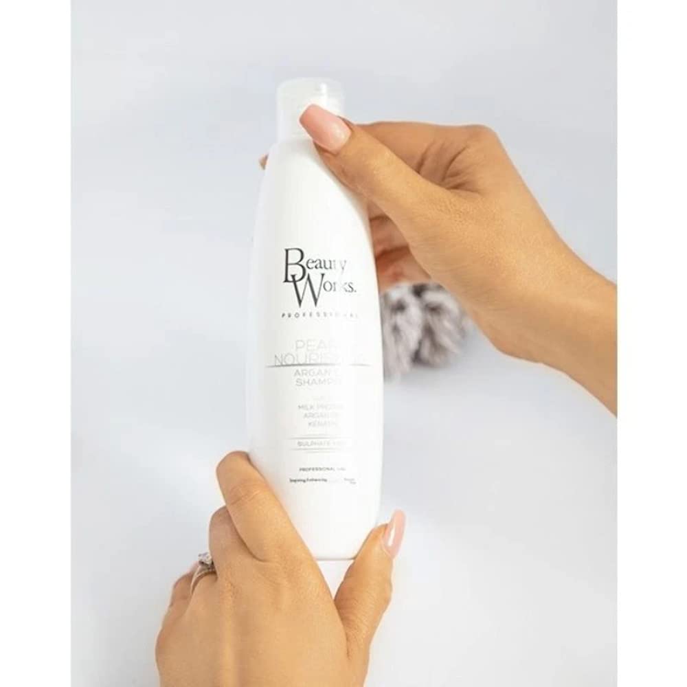 Beauty Works Pearl Nourishing Argan Oil Shampoo (Sulphate Free) 1 litre