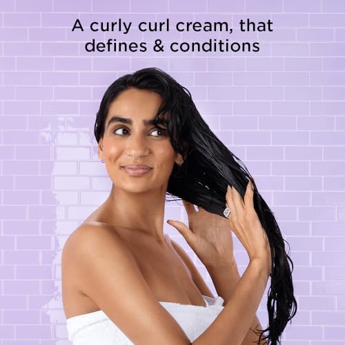 Noughty 97% Natural Wave Hello Curl Taming Cream, Vitamin Rich Smoothing Formula for Curly and Wavy Hair, with Sea Kelp and Mango Butter, Sulphate Free Vegan Haircare 150ml