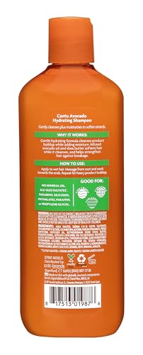 Cantu Avocado Hydrating Shampoo, Sulfate-Free, 13.5 Ounce