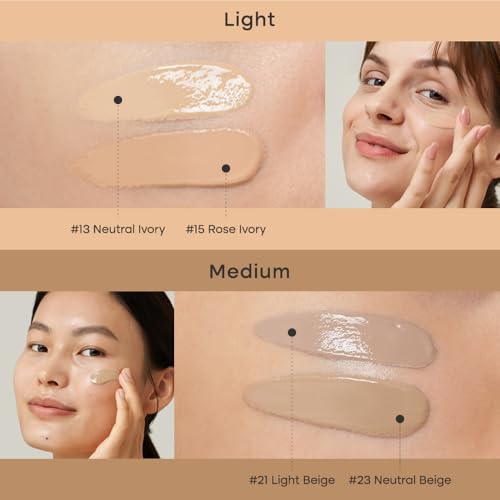 PURITO Cica Clearing BB Cream #21 Light Beige 1 fl.oz / 30ml, Vegan bb cream, foundation, cruelty free