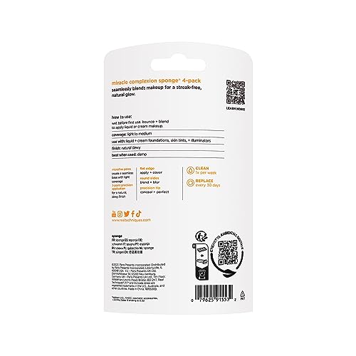 Real Techniques Miracle Complexion Sponge (Pack of 4)