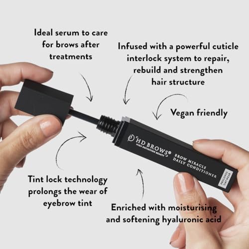 HD BROWS Brow Miracle Daily Conditioner, Conditioning Brow Serum, Repair and Strengthening, Prolongs Wear of Brow Tint, Vegan-Friendly