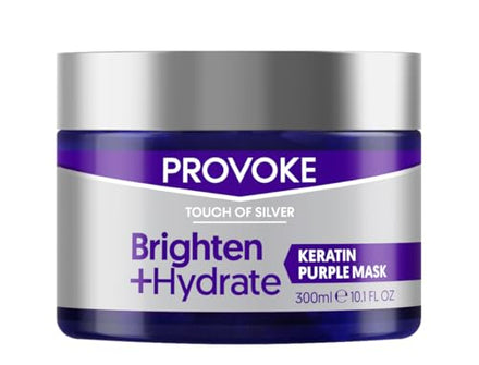 PRO:VOKE Illuminex Touch of Silver Hydrating Purple Toning Hair Mask, 300 ml
