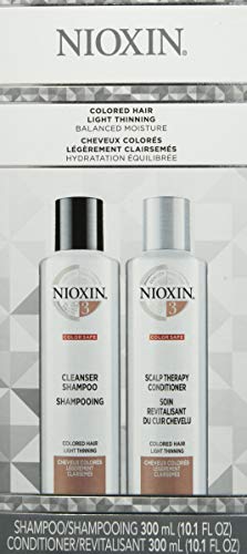 Nioxin System 3 Cleanser & Scalp Therapy Conditioner Treated Hair Set Duo 10 oz