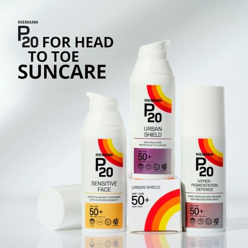 RIEMANN P20 SPF30 Sensitive Sun Cream 200ml, High Level UVA Protection for up to 10 Hours, Allergy Certification, Water Resistant, Durable & Long Lasting, Sweat Resistant