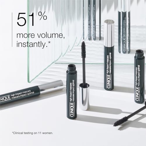 Clinique High Impact Mascara | Lengthening, Volumizing + Safe For Sensitive Eyes, Black/Brown, 0.24 Fl Oz