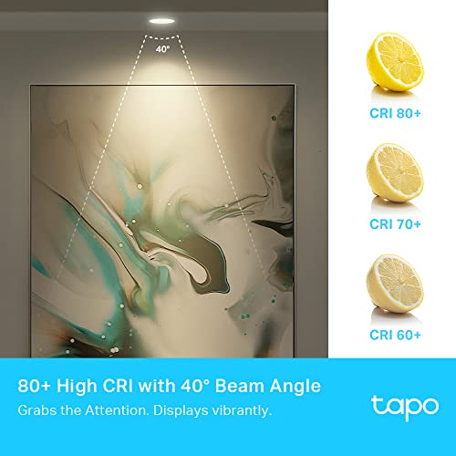 Dimmable GU10 Spotlight Bulbs, Tapo L610 4-Pack