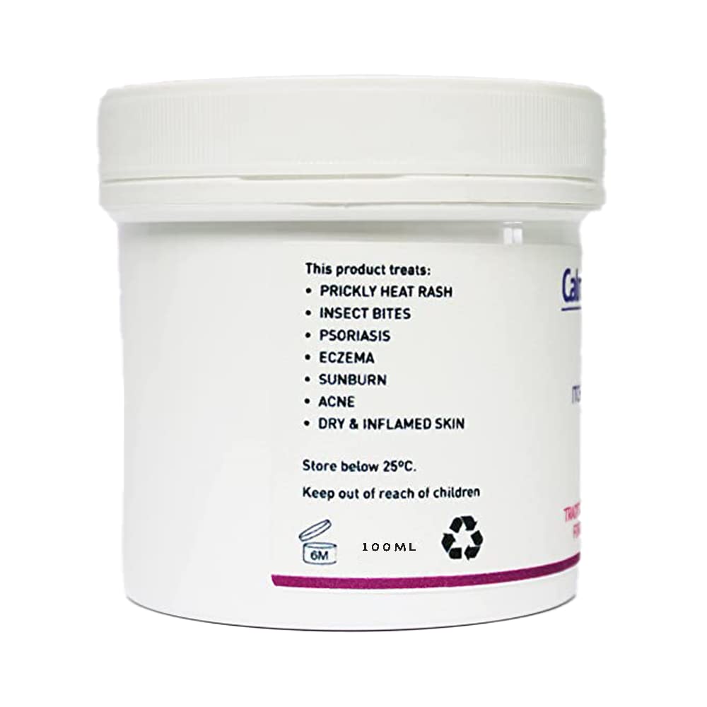 Veil Cover Cream Calm and Calamine UK | 100ml pot of Handmade Soothing Calamine Cream for itchy irritated skin