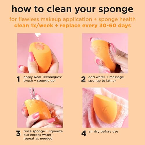 Real Techniques Miracle Complexion Sponge (Pack of 4)