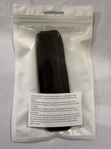 4 Pieces Black Hair Combs Plastic Pocket Combs Fine and Standard Tooth Hair Cutting Comb Fine Dressing Styling Combs Hairdressing Barber Salon Comb for Women Men Hair Care Tool