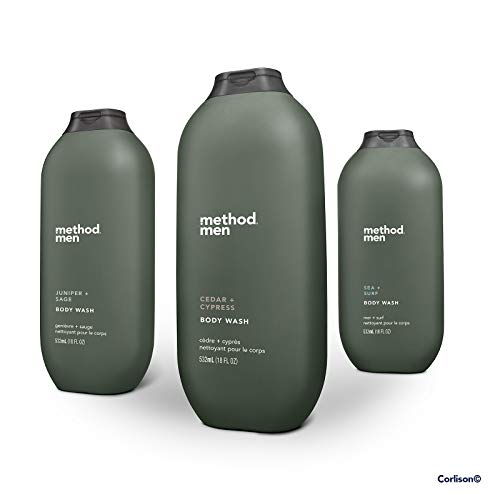 Method Men Body Wash, Sea + Surf, Paraben and Phthalate Free, 18 fl oz (Pack of 1)