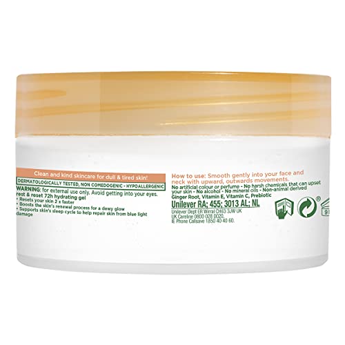 Simple Protect 'N' Glow Rest and Reset 72 Hour Hydrating Gel to Enhance Glowing Skin 50 ml