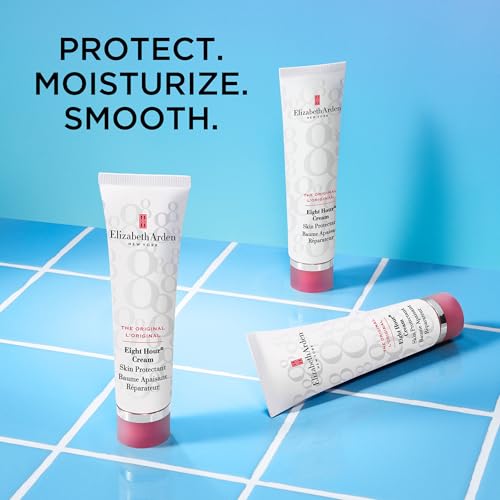 Elizabeth Arden Eight Hour Cream Skin Protectant, All Purpose Beauty Salve, Moisturizing Balm for Body, Repairs Dry Hands, Cracked Feet, Chapped Lips & Cuticles, Original, 1.7 oz