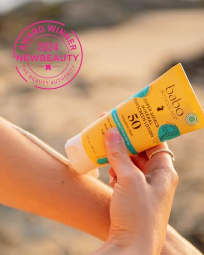 Babo Botanicals Sheer Mineral Sunscreen Lotion SPF 50 For Unisex 3 oz Sunscreen