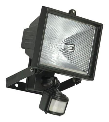 Babz 400W Garden Halogen FLOODLIGHT Security Light with Motion PIR Sensor Outdoor