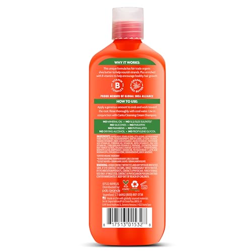 Cantu Hydrating Cream Conditioner with Shea Butter for Natural Hair, 13.5 fl oz