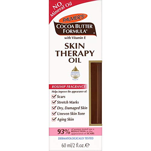 Palmer's Cocoa Butter Formula Skin Therapy Moisturizing Body Oil with Vitamin E, Rosehip Fragrance, 2 Ounces