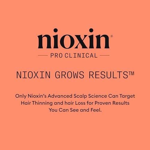 Nioxin Scalp + Hair Thickening System 4 Loyalty Kit - Hair Thickening System for Coloured, Dry and Damaged Hair with Progressed Thinning - Shampoo, Conditioner and Scalp Treatment, 300+300+100ml