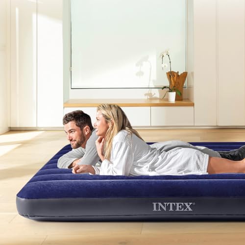 Intex Inflatable Bed, 64755, Multicoloured, 183 x 203 x 25 cm