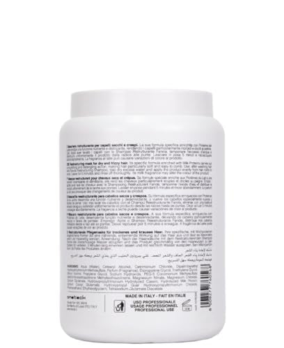 Fanola Deep Conditioning Hair Mask for Damaged Hair - Hydrating Treatment Enriched with Milk Proteins - Softens & Restores Dry, Frizzy & Damaged Strands - Nourishes & Detangles (50.7 Fl oz)