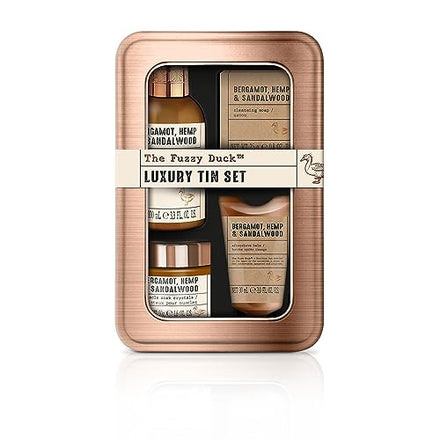 Baylis & Harding Gift Set for Men - The Fuzzy Duck Bergamot, Mens Hemp & Sandalwood