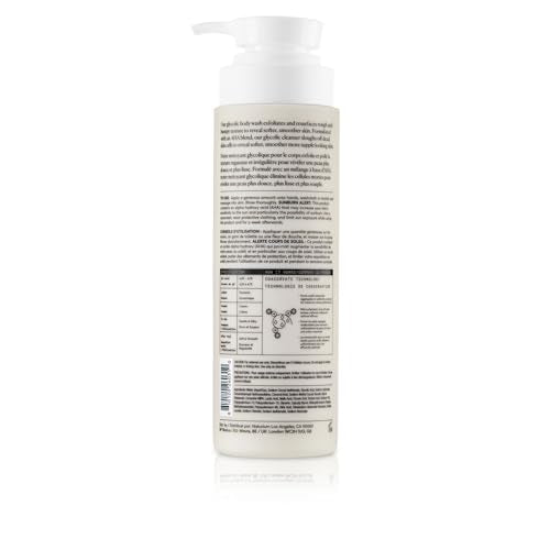 Naturium The Smoother Glycolic Acid Exfoliating Body Wash, Soft & Smoothing Cleanser | 16.9 FL OZ / 500 ML