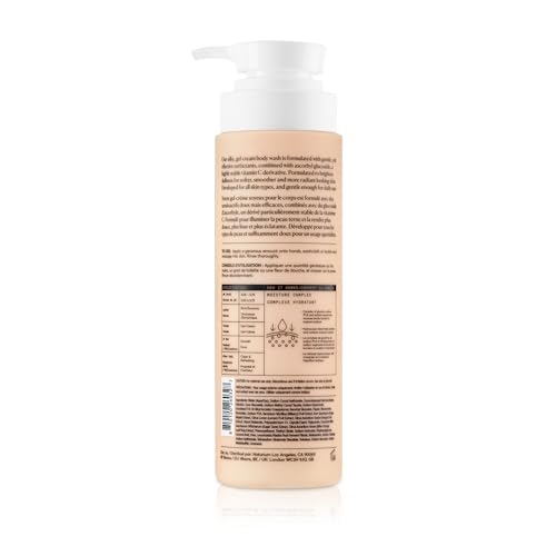 Naturium The Brightener Vitamin C Body Wash, Gentle Cleanser | 16.9 FL OZ / 500 ML
