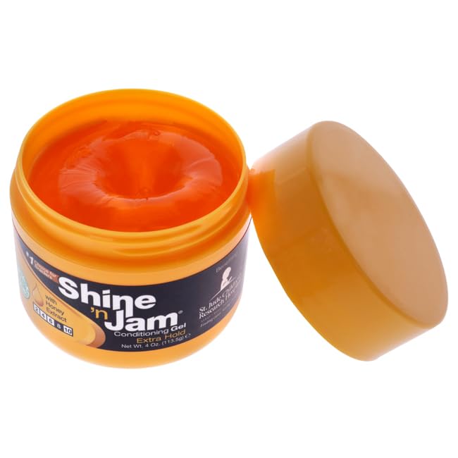 Ampro Shine 'n Jam Conditioning Gel, Extra Hold, 4 Ounce