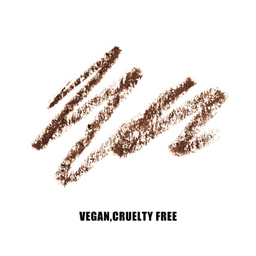 Eyebrow Pencil,Ultrafine Tip,Eyebrow Pencil Waterproof And Long-Lasting,Eyebrow Pen Dual-Sided,Shapes, Defines,With Eyebrow Brush(103#Dark Brown)