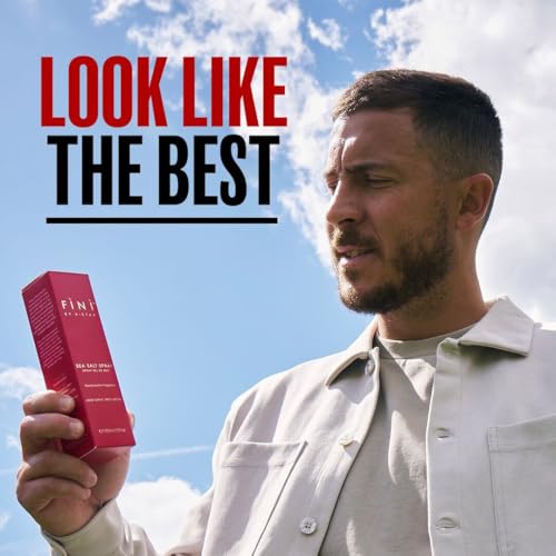 Fini by A-Star Sea Salt Spray for Men | Texturizing & Volumizing Hair Spray with Oud Fragrance | Natural Matte Finish & Anti-Frizz | Beach Waves Look