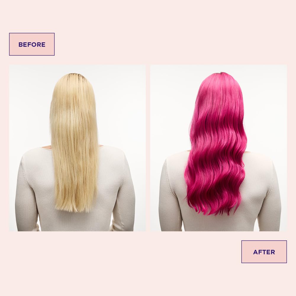 Maria Nila Colour Refresh, Pink Pop 300 ml, Pink Hair Mask, Semi-Permanent Pigments, 100% Vegan & Sulfate/Paraben free